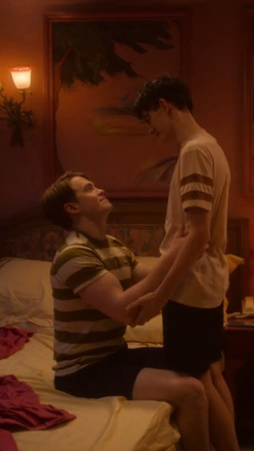 Nick Hugs Charlie - Heartstopper Season 2 Episode 4