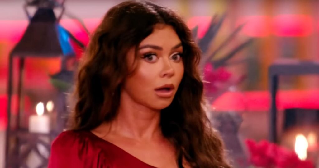Stunned Sarah Hyland - Love Island