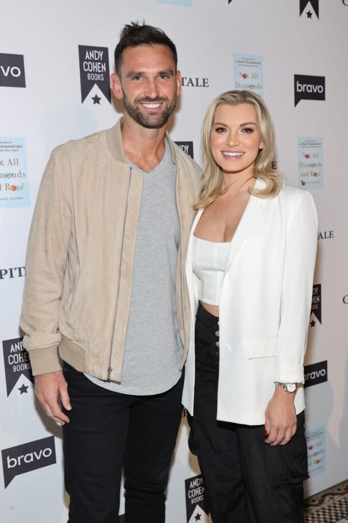 Carl Radke and Lindsay Hubbard attend the launch party for the book