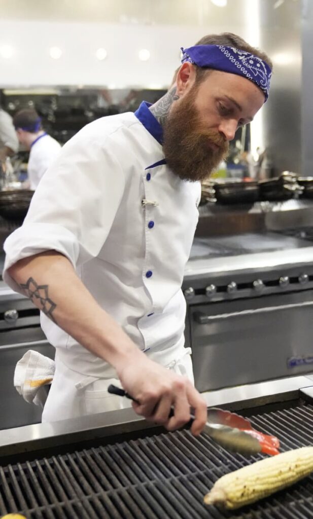 Grilling Corn - Hell's Kitchen Season 22 Episode 4