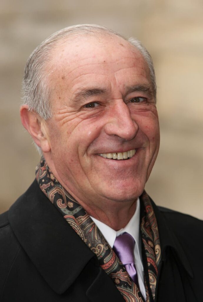 Len Goodman arrives at a service to honor the