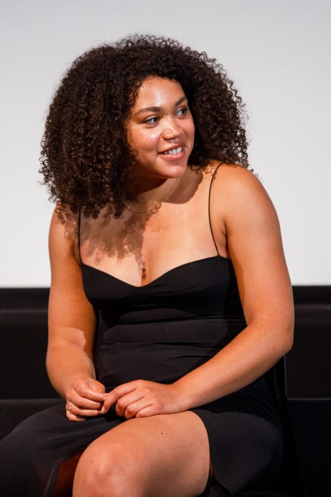 Ruby Barker at the Black Lens Film Festival screening of