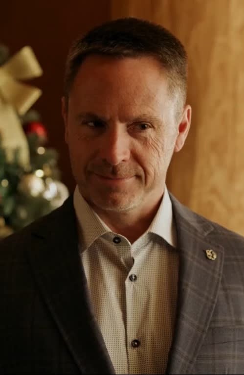 Smirking at the Niece - Christmas at the Chalet