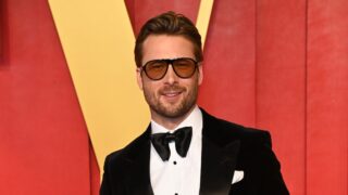 Glen Powell Attends Vanity Fair Oscar Party 2024