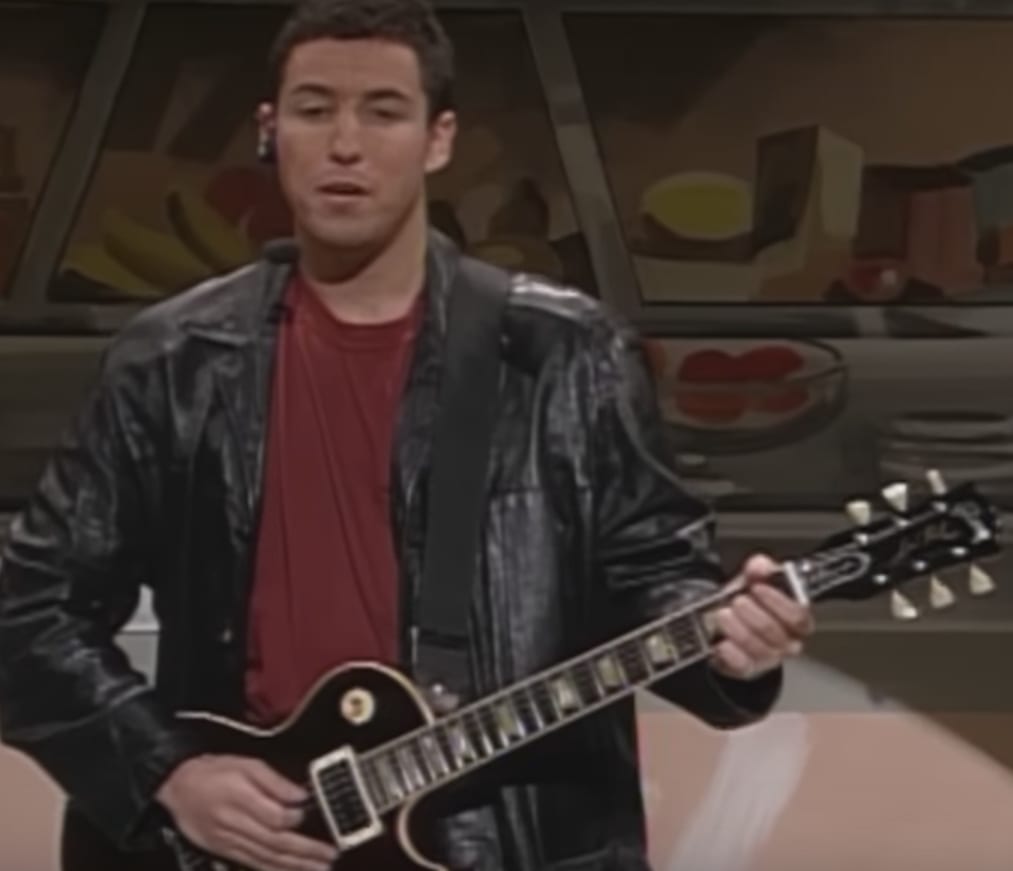 Adam Sandler at the start of his career