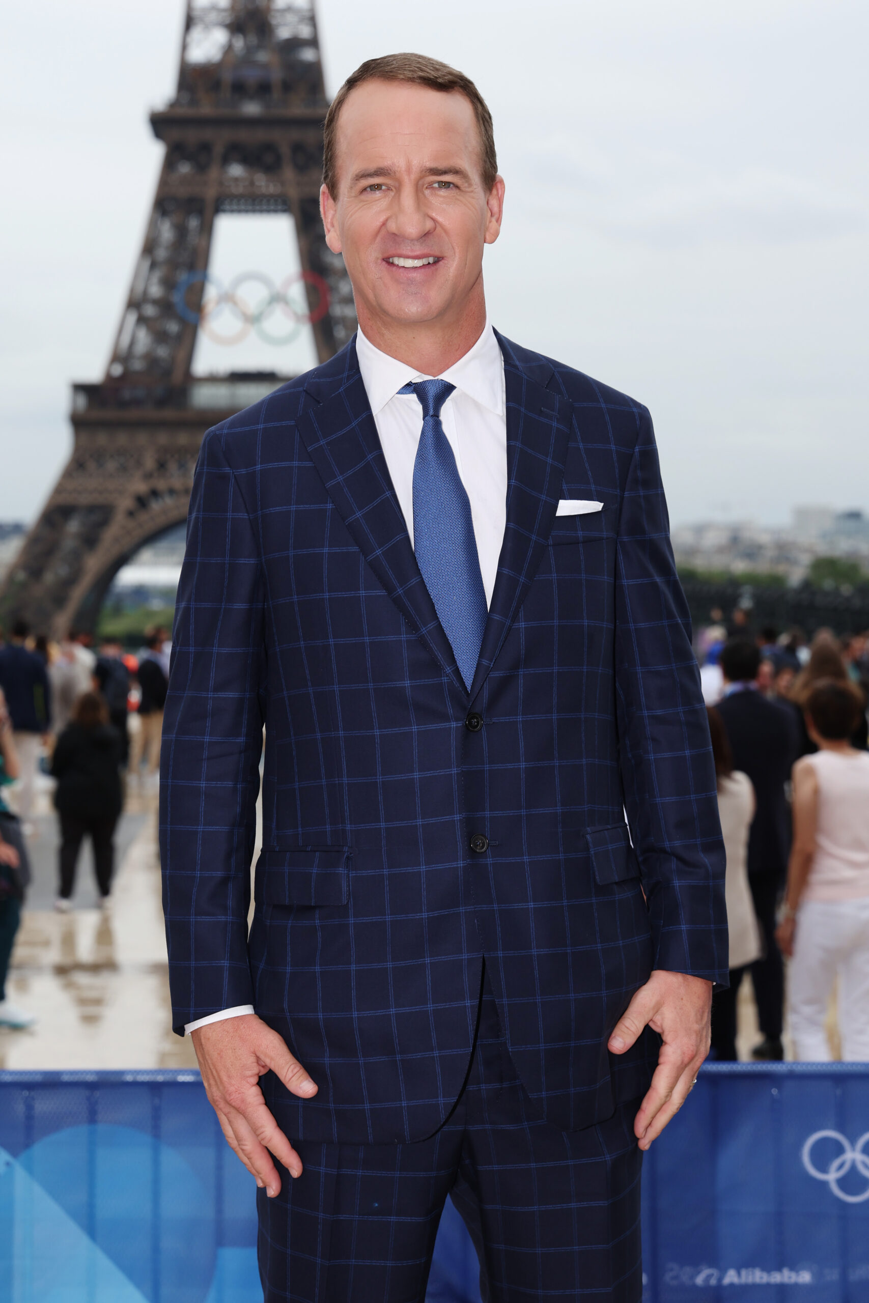 Peyton Manning attends the red carpet before the opening ceremony of the 2024 Paris Olympic Games on July 26, 2024 in Paris, France. 