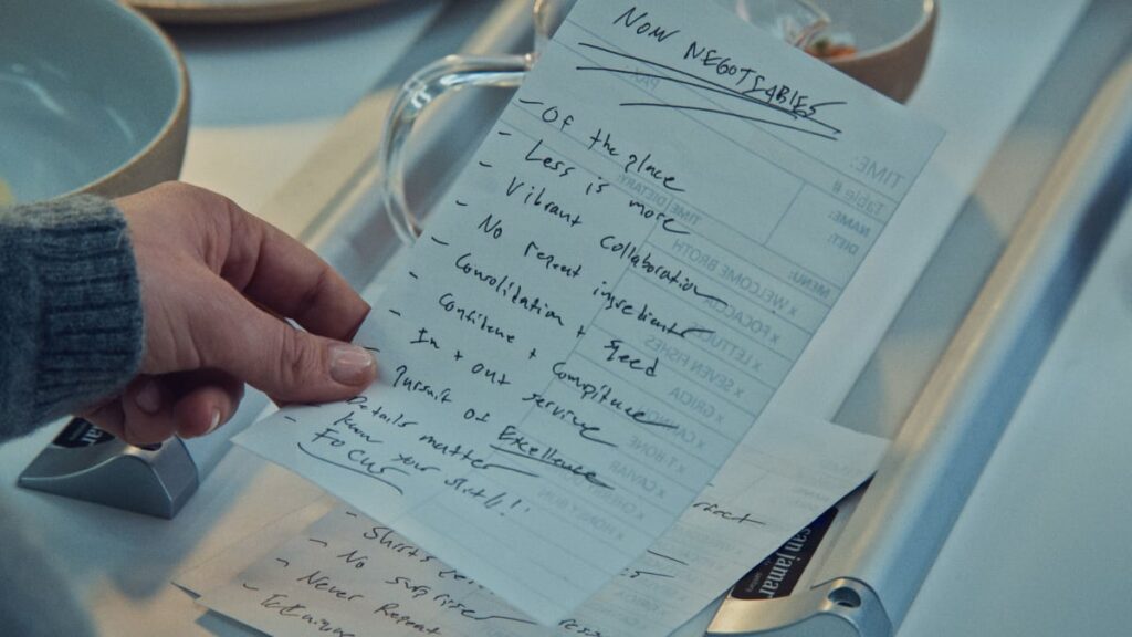 Menu Notes - The Bear