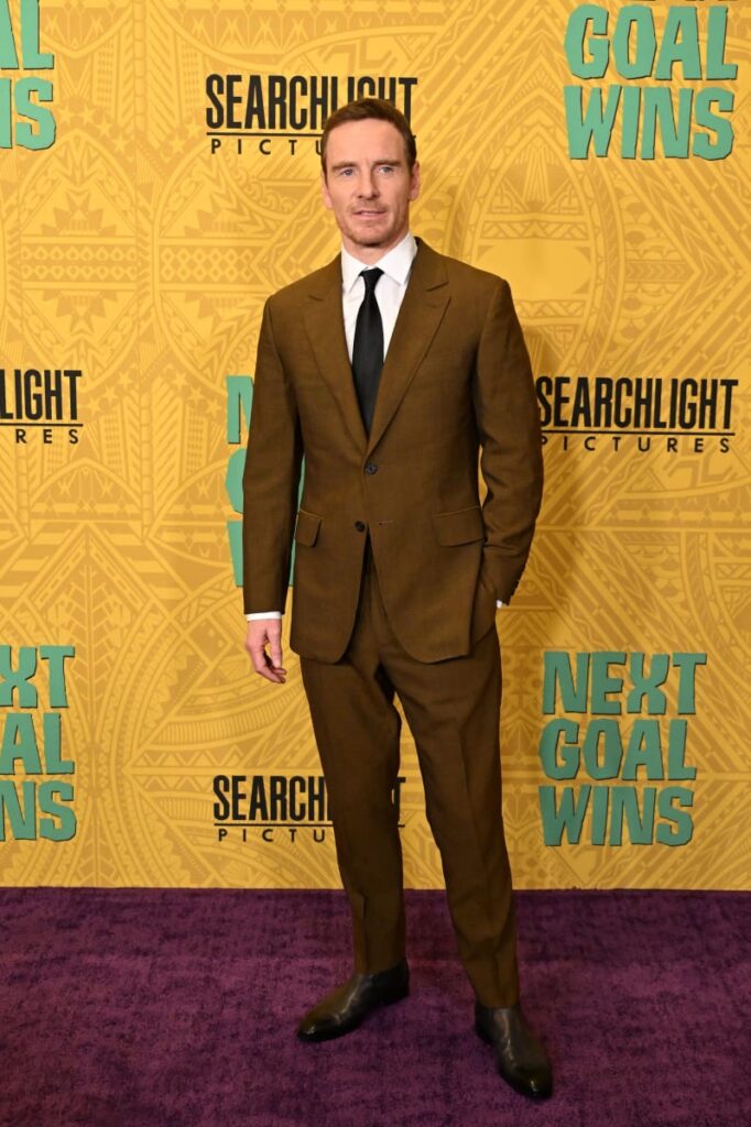 Michael Fassbender at Next Goal Wins Premiere