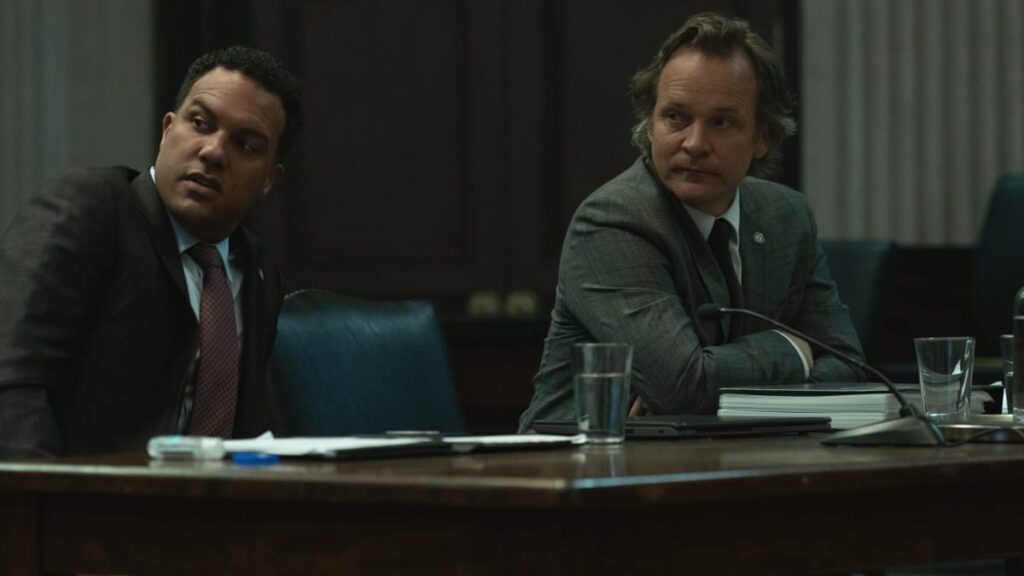 O-T Fagbenle and Peter Sarsgaard in the fifth episode of