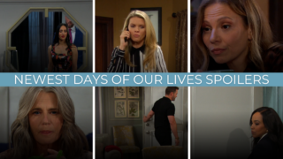 Collage of Days of Our Lives spoilers for the week of 8-26-24.
