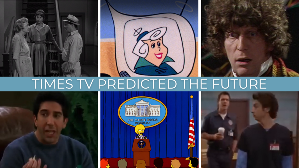 Several shows predicted the future, as seen on this collage.