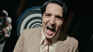 A screenshot from the film Late Night With the Devil.
