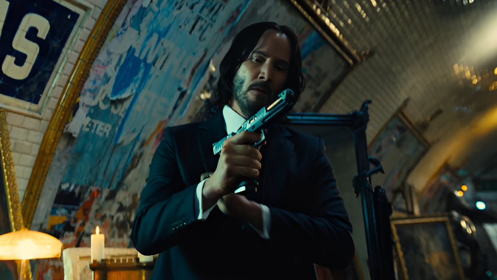 A screenshot from Lionsgate's John Wick Chapter 4