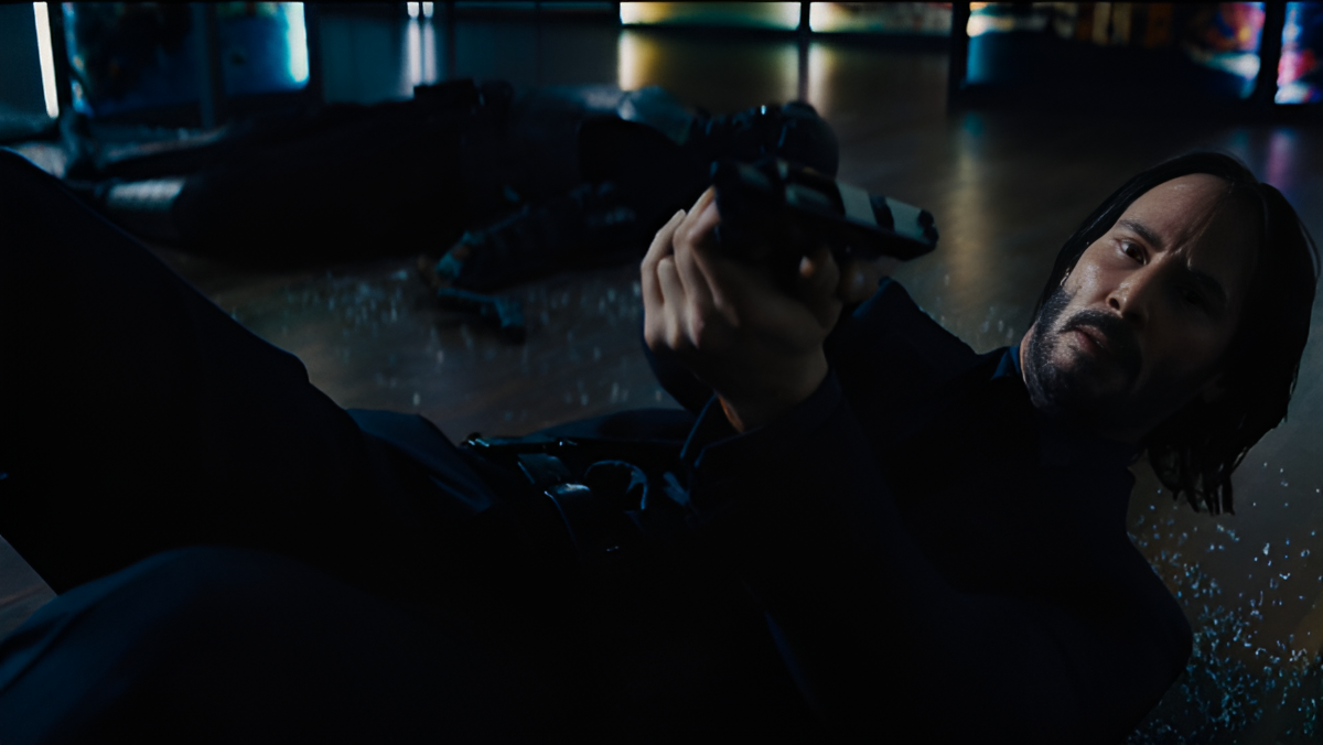 A screenshot from Lionsgate's John Wick Chapter 4