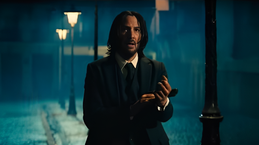 Uma captura de tela do Capítulo 4 de John Wick da Lionsgate