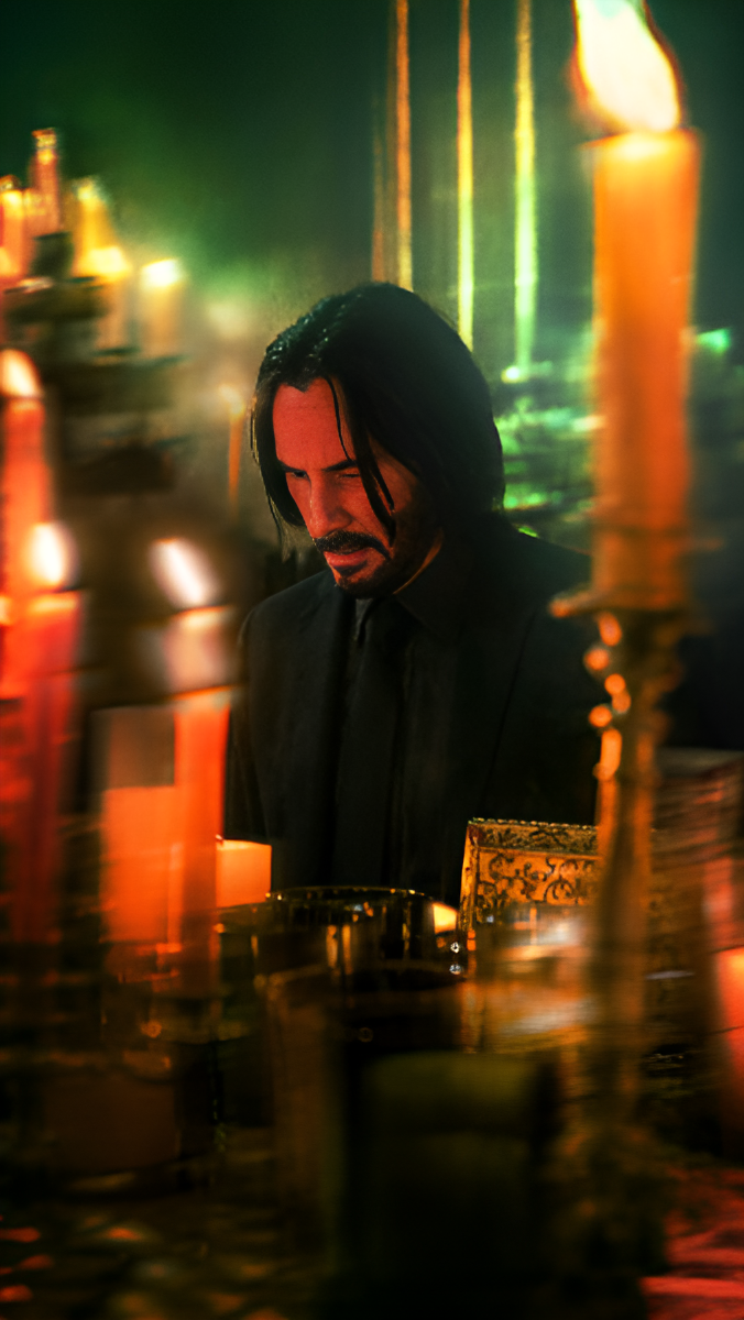 A screenshot from Lionsgate's John Wick Chapter 4