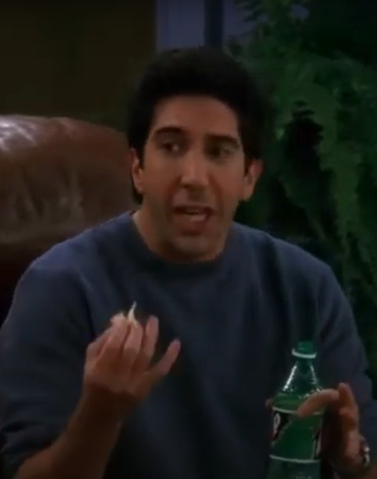 Ross faz uma previsão em Friends