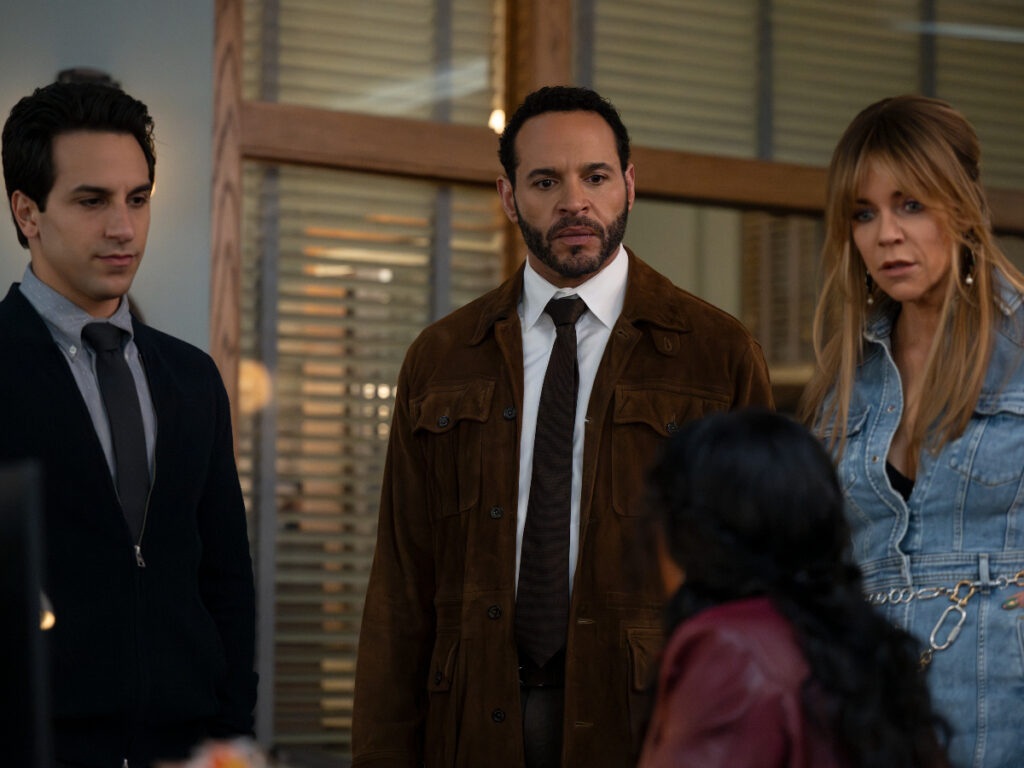 Kaitlin Olson, Daniel Sunjata, Javicia Leslie, and Deniz Akdeniz