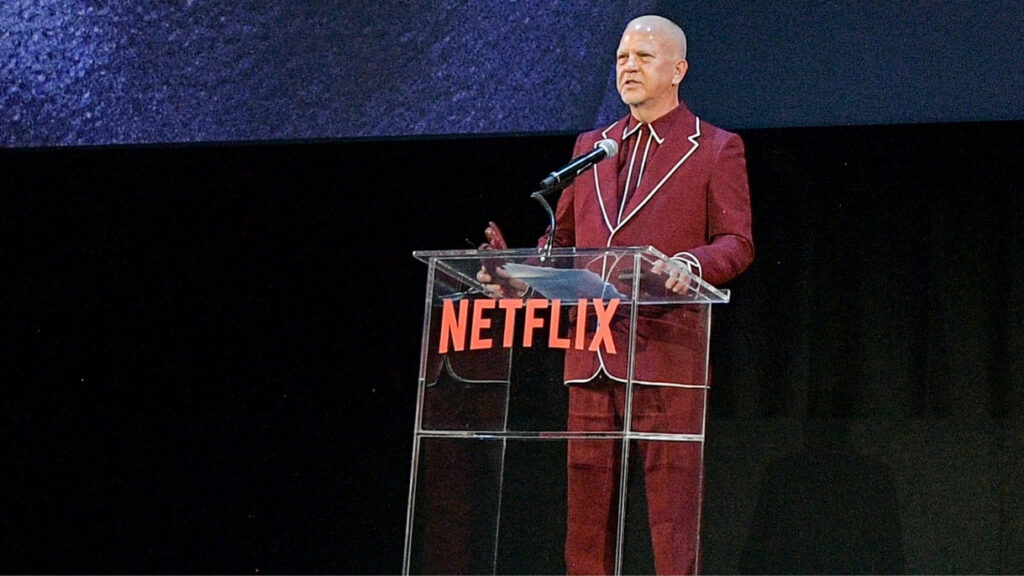 Ryan Murphy at the premiere of the second season of Monsters on Netflix.