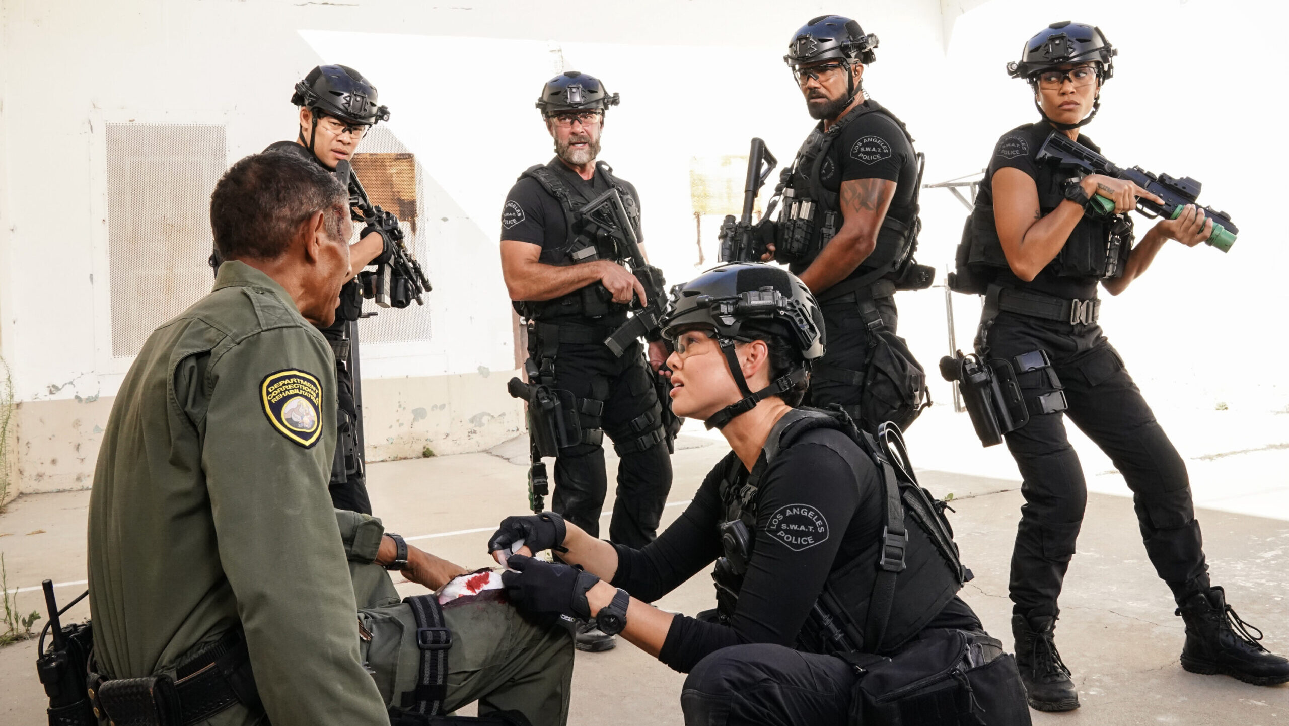 The new Twenty-David SWAT team rescuing a prison guard