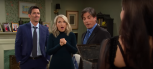 Jennifer and Lucas look shocked when Ciara opens the time capsule on Days of Our Lives during the week of 12-02-24