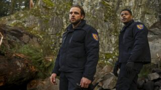 Max Thieriot as Bode Leone and Jordan Calloway as Jake Crawford