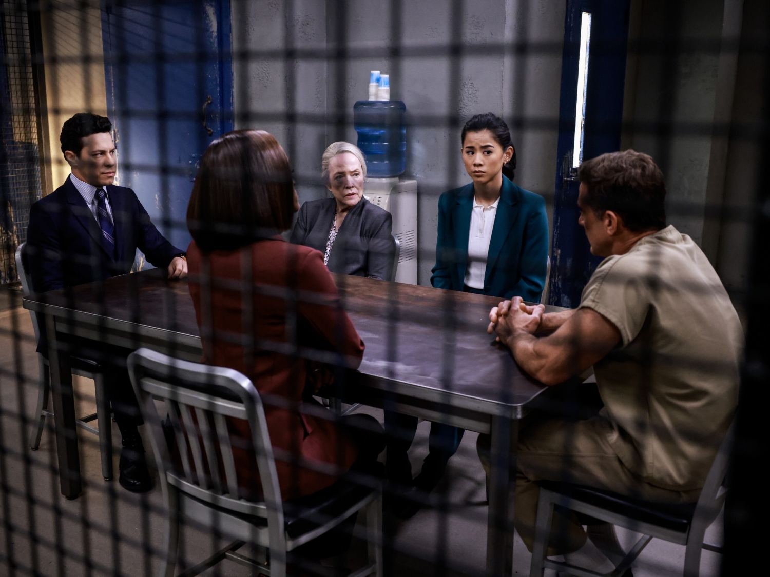 David Del Rio as âBilly Martinezâ, Kathy Bates as âMadeline Matlockâ, and Leah Lewis as âSarah Franklinâ