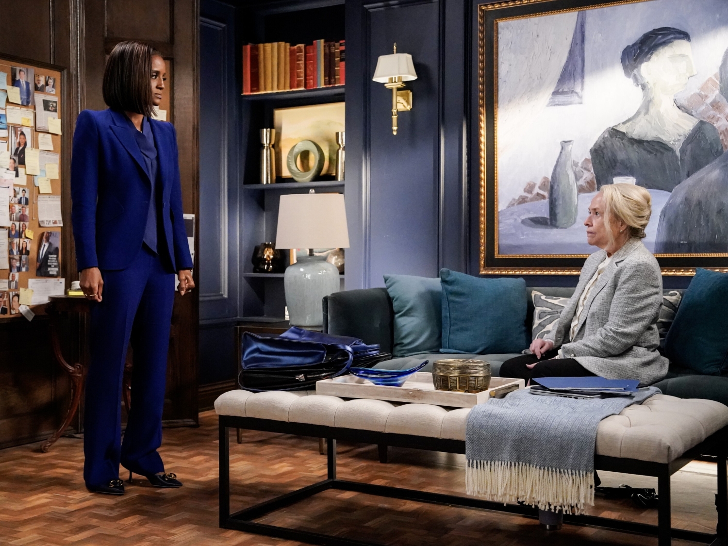 Skye P. Marshall as âOlympia Lawrenceâ and Kathy Bates as âMadeline Matlockâ