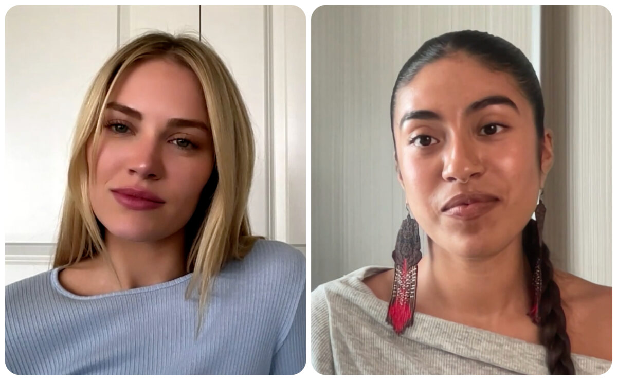 1923 Stars Michelle Randolph and Aminah Nieves on Walking Away, Holding