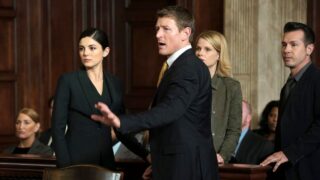 Stone and his team in court on Chicago Med Season 1 Episode 10