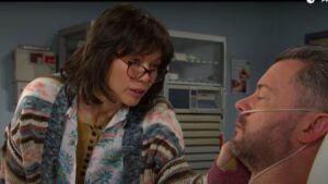 Susan visits EJ in the hospital on Days of Our Lives during the week of 4-21-25