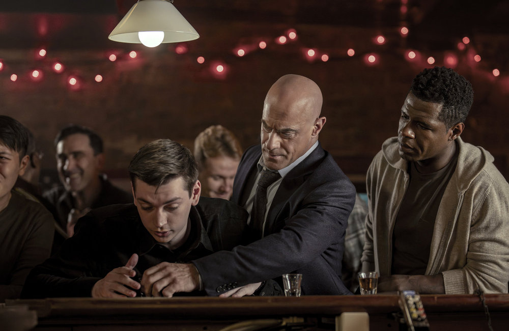 Stabler deals with Eli's drunken behavior on Law & Order: Organized Crime Season 5 Episode 7