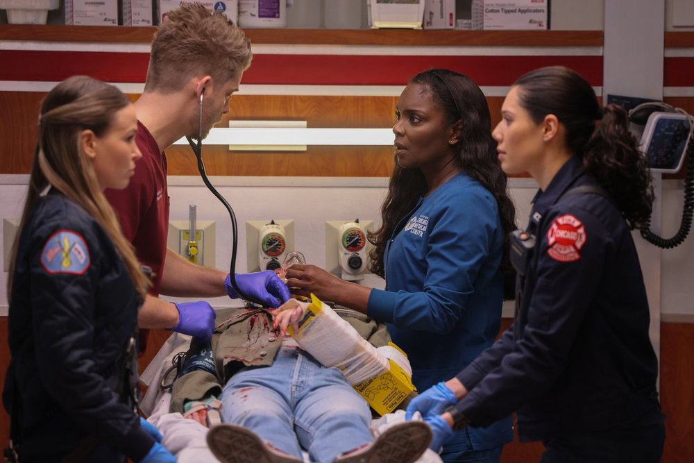 Anna is in critical condition on Chicago Med Season 10 Episode 22