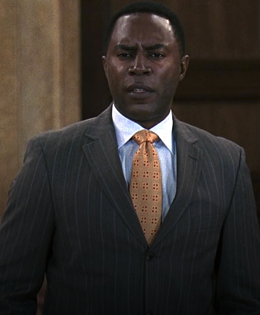 defense attorney paul robinette questions someone on the stand in law & order season 17