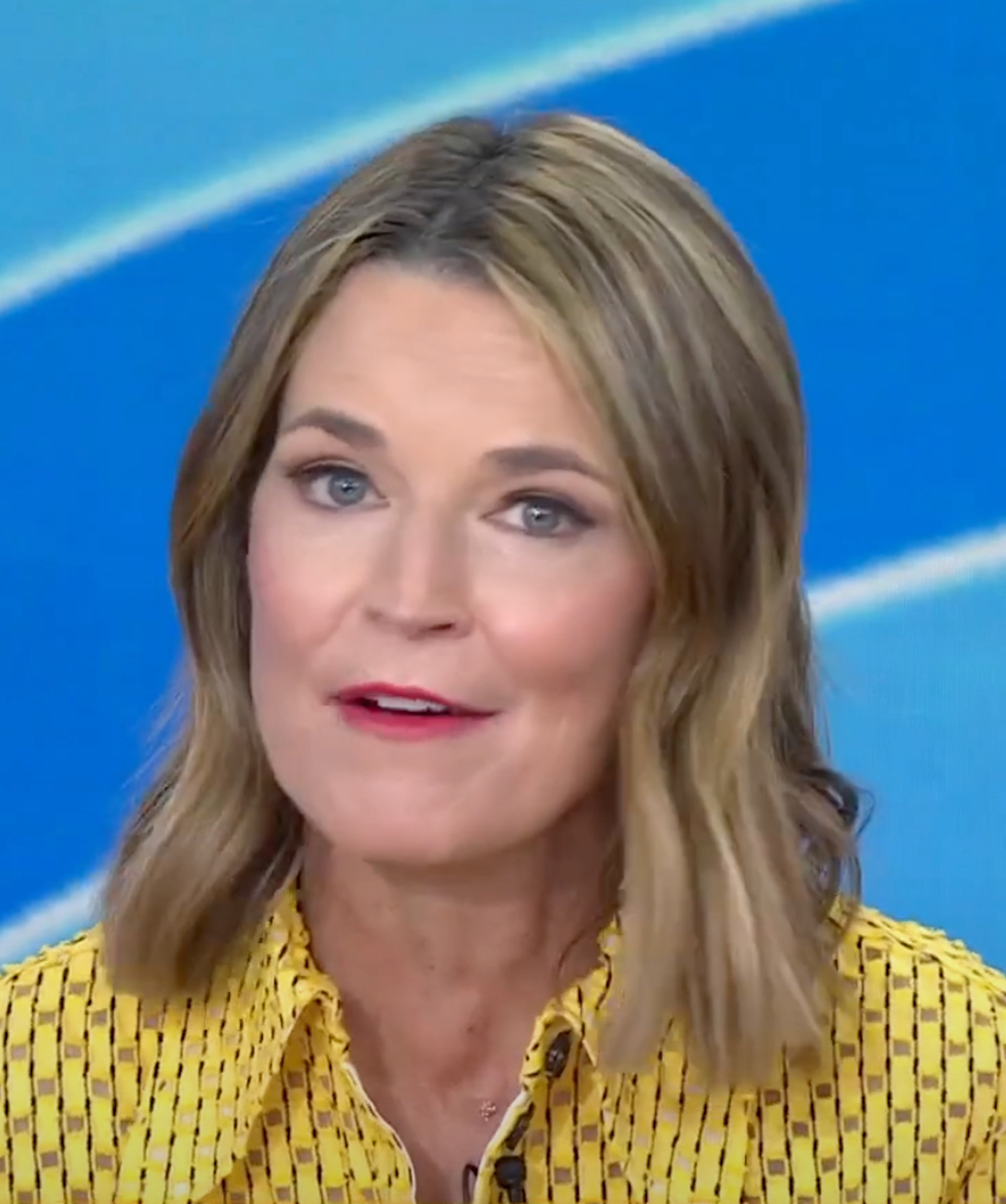 Savannah Guthrie Face Shot dari NBC Today Show