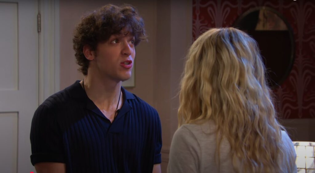 Aaron returns to Salem for graduation on Days of Our Lives during the week of 6-16-25