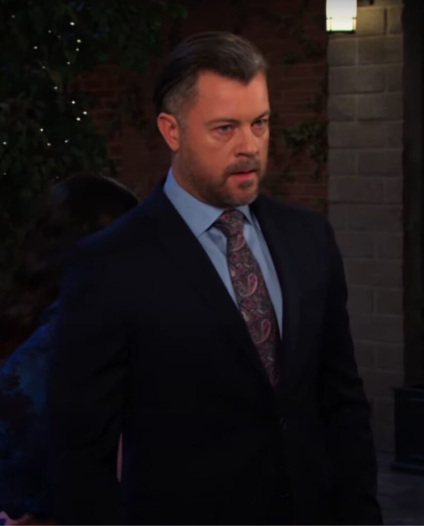 EJ looks upset as Johnny is taken away on Days of Our Lives during the week of 6-30-25