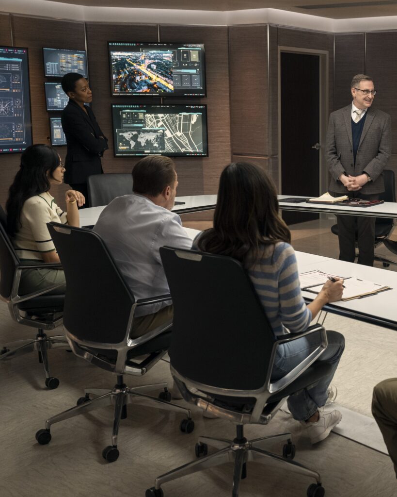 Fubar gang in meeting.