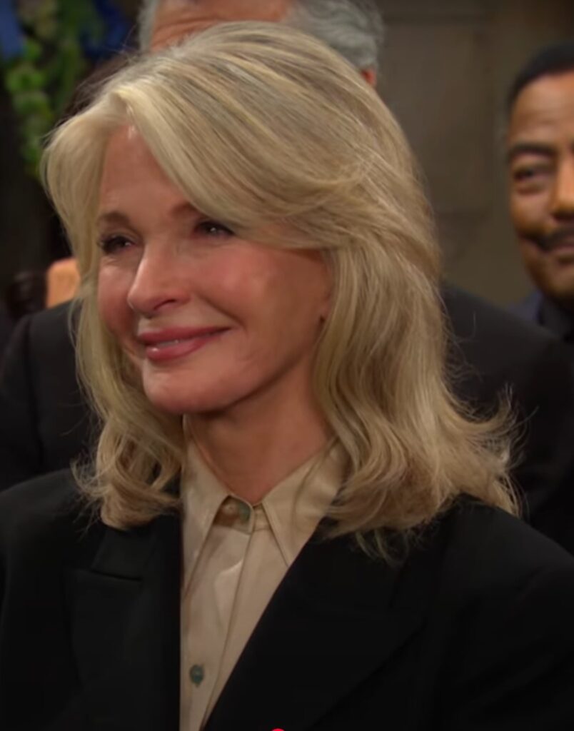 Marlena smiling sadly on Days of Our Lives during the week of 6-09-25