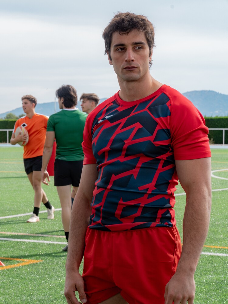 Agustin Della Corte as Roque Pérez in episode 04 of OLYMPO