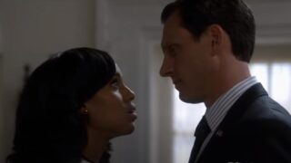 Olivia Pope and Fitz Grant from Scandal.