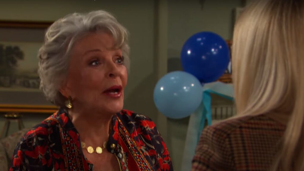Julie is thrilled that Jennifer is home on Days of Our Lives during the week of 9-01-25