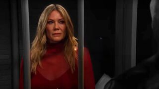 Kristen is behind bars on Days of Our Lives during the week of 8-25-25
