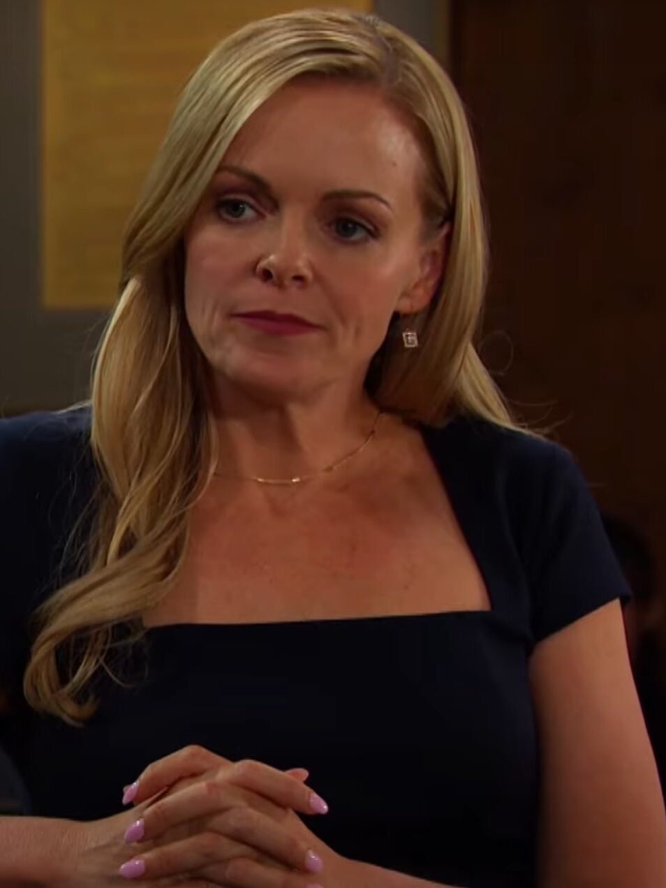 Belle questions Paulina on the stand on Days of Our Lives during the week of 8-04-25