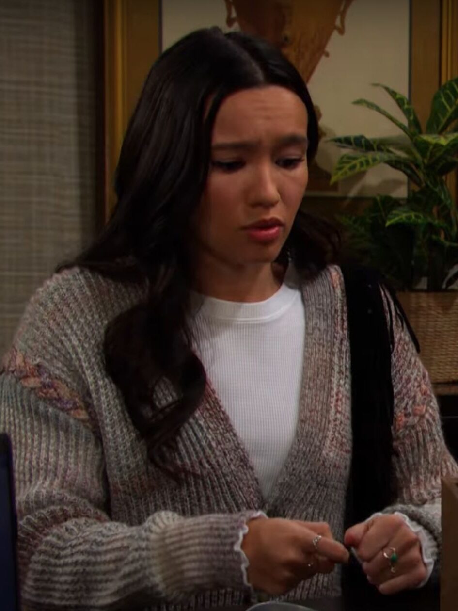 Sophia freaks out in Melinda's office on Days of Our Lives during the week of 9-01-25