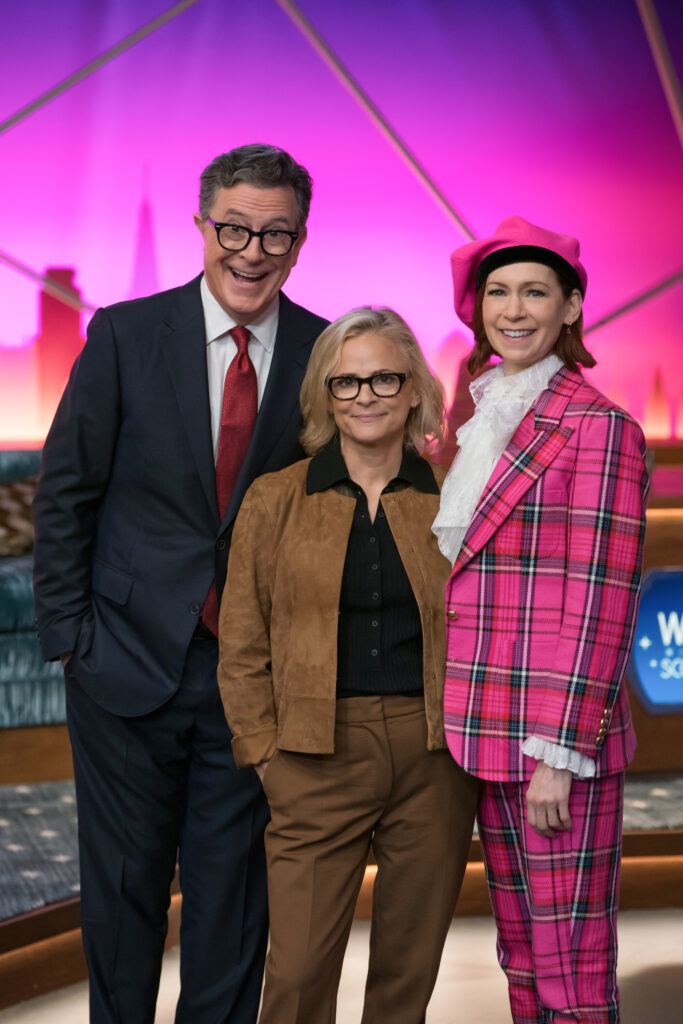 Stephen Colbert, Amy Sedaris, and Carrie Preston on Elsbeth Season 3 Episode 1