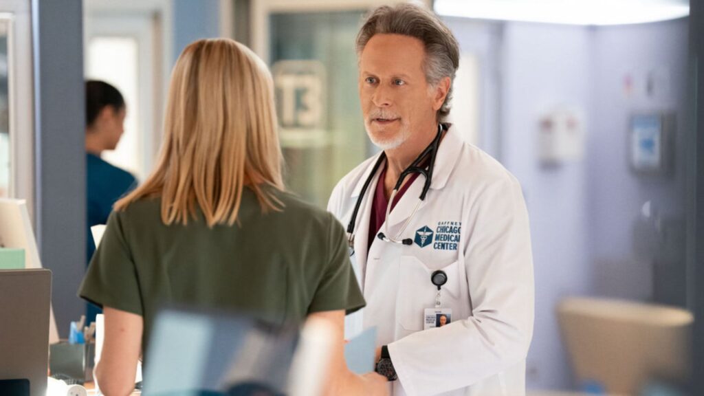 Archer confronts Hannah on Chicago Med Season 11 Episode 1