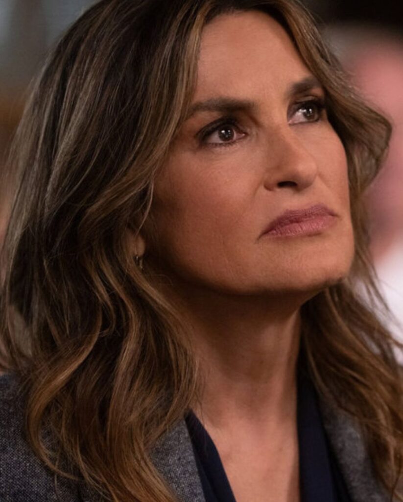 Closeup of Benson looking up on Law & Order: SVU Season 27 Episode 1