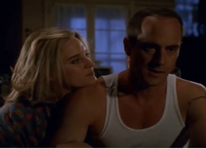 Kathy Stabler and Elliot Stabler cozy together.