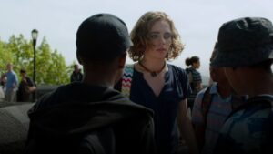 A group of boys confronts Avery on Law & Order; SVU Season 17 Episode 3